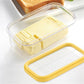 Butter box with lid butter tray | cutting mesh, rectangular kitchen airtight storage crisper