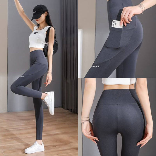 Pocket High Waisted Tummy Lifting Bottom Yoga Pants