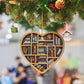 Book Lovers Heart Ornament