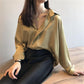 Women's Elegant Satin Shirt