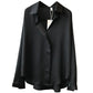 Women's Elegant Satin Shirt