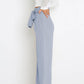 Women's casual wide-leg pants bow trousers