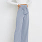 Women's casual wide-leg pants bow trousers