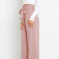 Women's casual wide-leg pants bow trousers