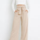 Women's casual wide-leg pants bow trousers