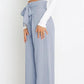 Women's casual wide-leg pants bow trousers