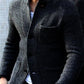 Men's Retro Grey Knitted Jacket