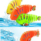 Plastic Wind-Up Wiggle Fish Toys