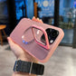 Skin sensation cell phone case with lentil holder