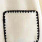 Solid Color Line Decorated Knitted Top