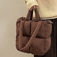 Soft Pillow Tote Bag Quilted Puffy High Capacity