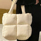 Soft Pillow Tote Bag Quilted Puffy High Capacity