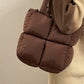 Soft Pillow Tote Bag Quilted Puffy High Capacity