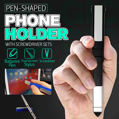 Pen-shaped Phone Holder with Screwdriver Sets（50%OFF）