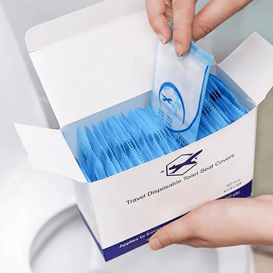 Biodegradable Disposable Plastic Toilet Seat Cover(50PCS/SET)