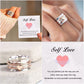 Self-Love Ring With Spinning Heart