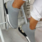 Comely Elastic Slip-on Flat Shoes