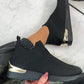 Comely Elastic Slip-on Flat Shoes