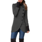 Best Gift for Her - Diagonal Placket Windproof Jacket With Large Buttons