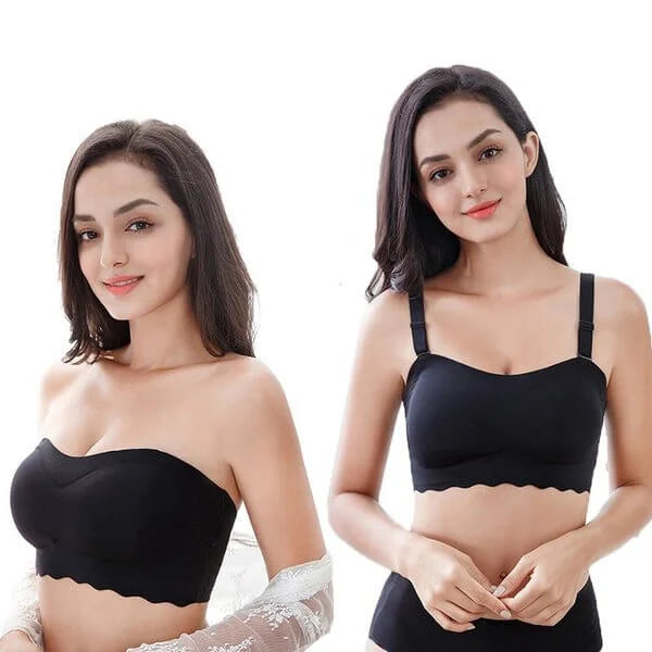 🔥LAST DAY 50% OFF-Women Sexy Strapless Bra Invisible Push Up Bras-1