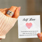 Self-Love Ring With Spinning Heart