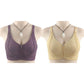 Plus size bra with front closure for women