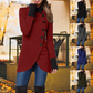 Best Gift for Her - Diagonal Placket Windproof Jacket With Large Buttons