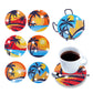 🔥BUY 2 GET EXTRE 15% OFF🌼🌻🐱DIY Painting Coaster Wooden Cup Coaster