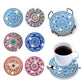 🔥BUY 2 GET EXTRE 15% OFF🌼🌻🐱DIY Painting Coaster Wooden Cup Coaster