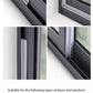 Typared Self Adhesive Window Gap Sealing Strip