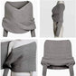 Autumn And Winter Fashionable Woolen Scarf With Sleeves And Shawl