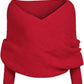 Autumn And Winter Fashionable Woolen Scarf With Sleeves And Shawl
