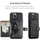 Separate magnetic card case for iphone 15 series