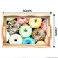 DIY Painting Wooden Tray Food Tray with Handle Living Room Decoration Mandala Wooden Tray Kit