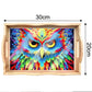 DIY Painting Wooden Tray Food Tray with Handle Living Room Decoration Mandala Wooden Tray Kit