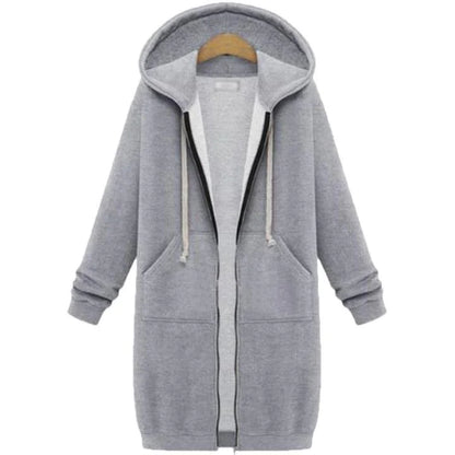 Women's Long Hooded Sweatshirt