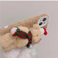 Plush Christmas Bear Phone Case
