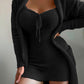 Plush Casual Dress Set (2-Pieces)