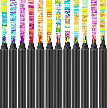 12-Color Rainbow Pencils