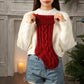 Christmas Stockings-Santa puts presents on socks