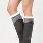 Knitted Thickened Woolen Knee Warmers
