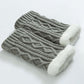 Knitted Thickened Woolen Knee Warmers