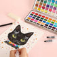 Premium Watercolor Set Of 50 With Brush