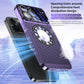 Electroplating Heat Dissipation Magnetic Large Window Phone Case