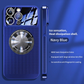 Electroplating Heat Dissipation Magnetic Large Window Phone Case
