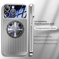 Electroplating Heat Dissipation Magnetic Large Window Phone Case