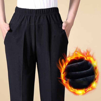 Women’s Stylish Plush Straight-leg Pants