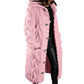Hand-Knitted Thick-Line Jumper Coat