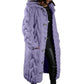 Hand-Knitted Thick-Line Jumper Coat