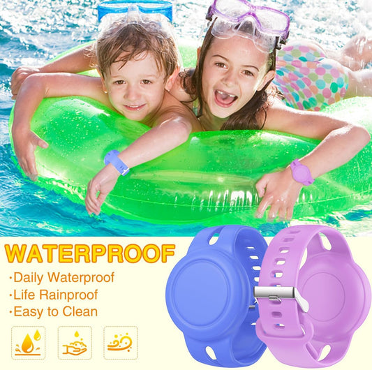 Kids' Waterproof Silicone Anti-loss Wristband